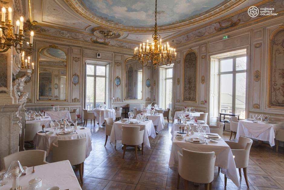 Chateau & Spa De La Cueillette Meursault Restoran fotoğraf